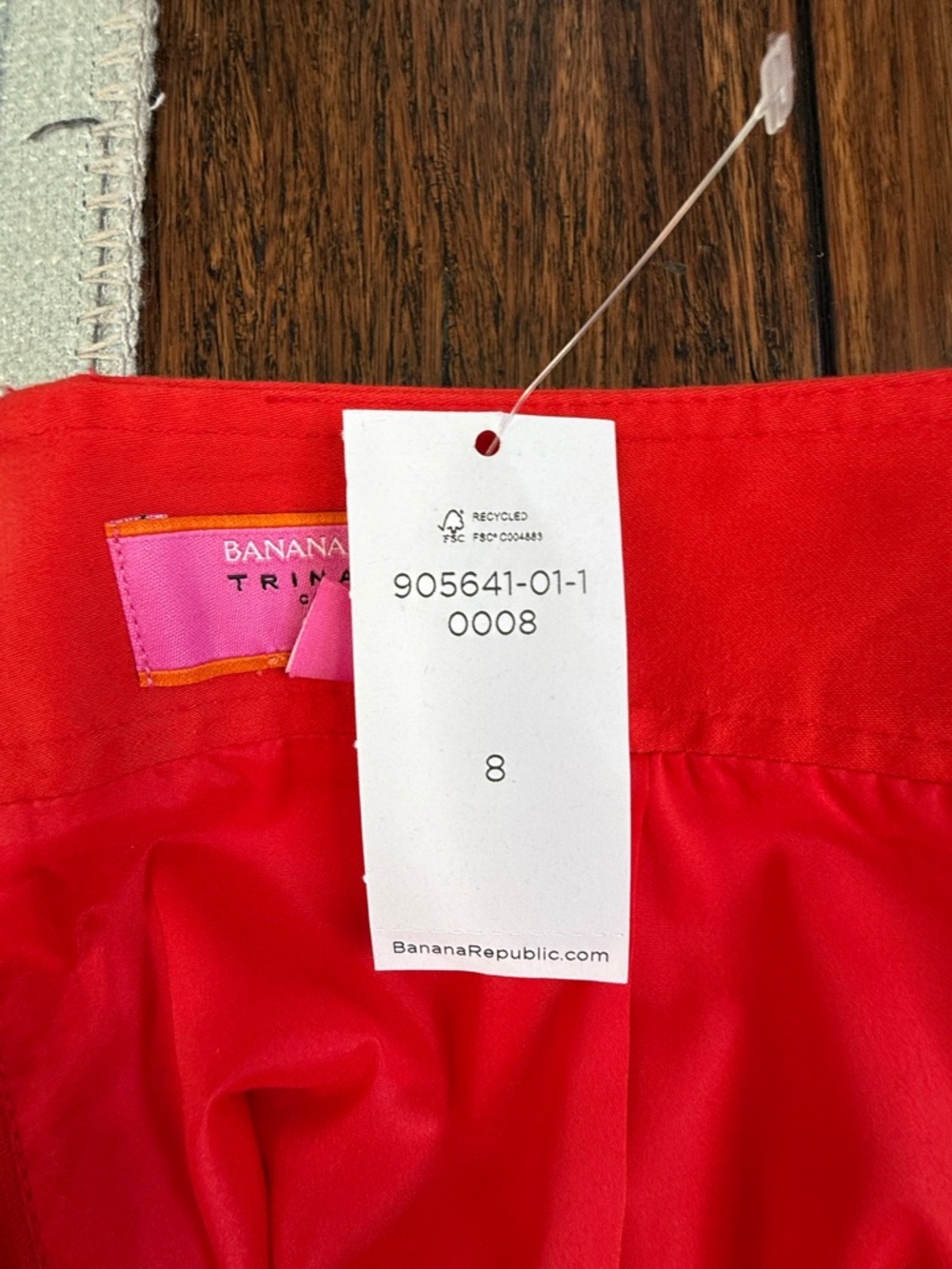 Banana Republic Red Pencil Skirt - Picture 15 of 17
